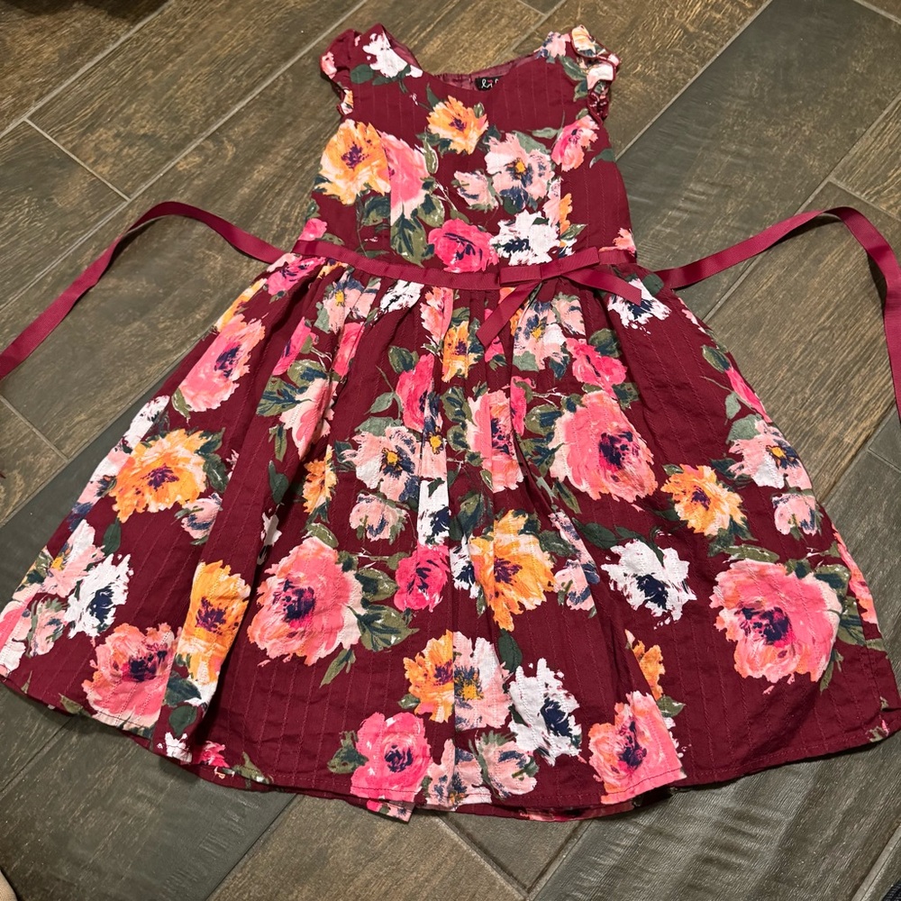 EUC Lilt Princess Floral Print Dress